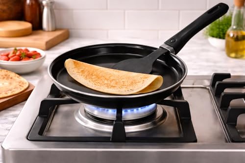 Image of Premium Non-Stick Cookware Combo Pack of 2 - Fry Pan & Kadai | Induction Base | Gas Stove Compatible | Aluminium Body
