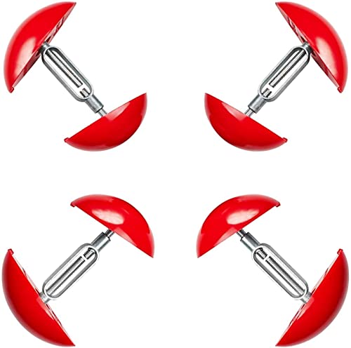 MEDca Shoe Stretcher Total of 4 Stretchers, 2 Pairs, Red