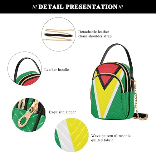 Image of Patriot Flag Cell Phone Purse Crossbody Handbag Durable Shoulder Bag Sturdy Travel Pouch