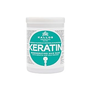 Kallos KJMN Keratin Regenerating Hair Mask with keratin and milk protein for dry, damaged and chemically treated hair 1000 ml – 33,81 Fl Oz