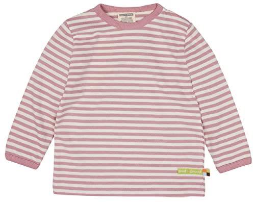 T-shirt fille loud + proud en coton bio certifié GOTS à rayures colorées