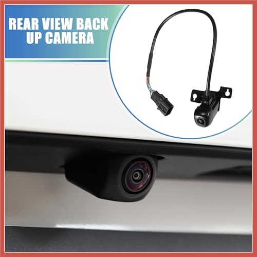 Image of ACROPIX Car Rear View Back Up Camera Park Assist Reverse Camera for Hyundai Santa Fe Sport 2017-2018 No.95760-2W650 /957602W650 Car Parts