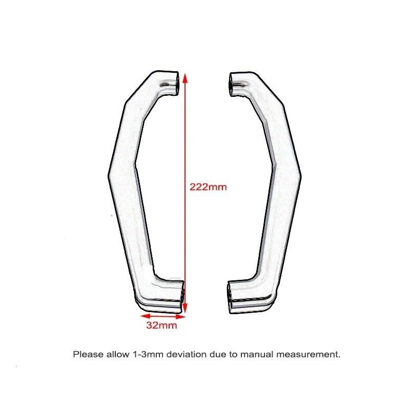 Barra de agarre trasera MT09 2021-2023 asa de aluminio para pasajero de moto FZ09 6