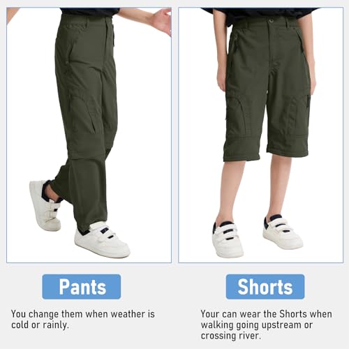 Image of Kids Boys Snow Pants,Youth Outdoor Hiking Fleece Lined Soft Shell Ski Windproof Camping Insulated Pants