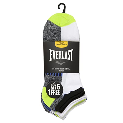 7-21 Pairs of Everlast Women's Assorted Fashioned Low Cut Ankle No show Socks 9-11