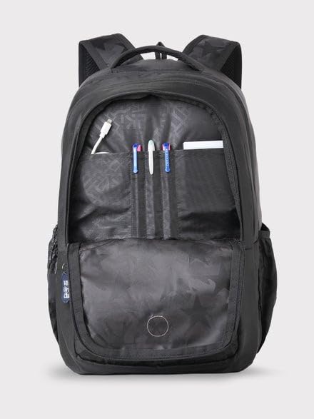 Image of Wildcraft Wiki Prism 40 Backpack for Boys & Girls | 40 Ltr with 3 Compartments, Padded Shoulders, Bottle Holder | Best for Books, Stationery, Lunch Box & Essentials