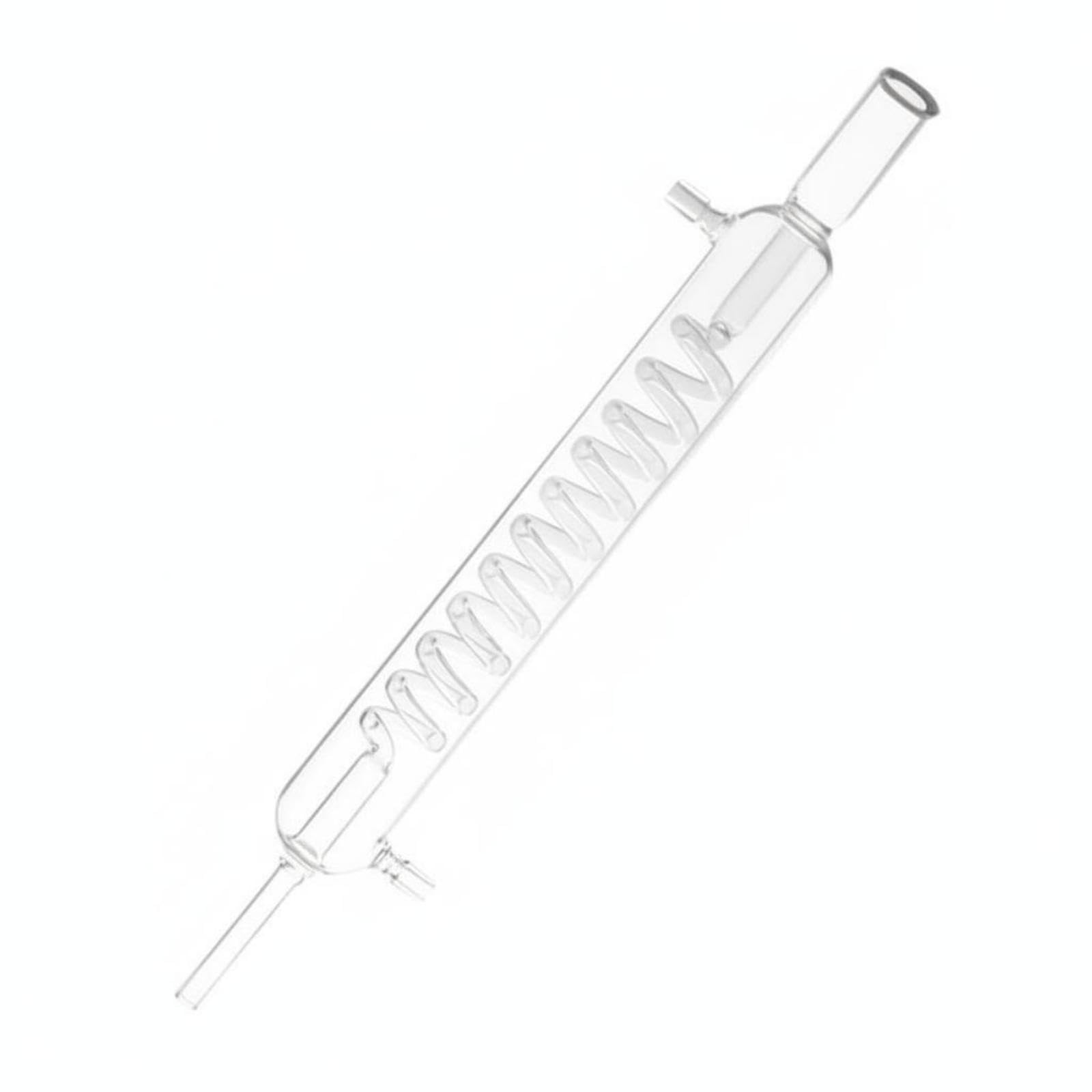 Snake Condenser Tube Side Hose Connector Spiral Condenser High-Temperature Resistant Lab Glassware-image-37