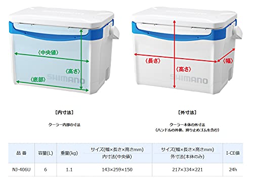 Amazon | シマノ(SHIMANO) クーラーボックス 釣り用 小型 6L ホリデー 