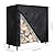 Firewood Log Rack Cover 8 Ft 4 Ft, Outdoor Firewood Rack Cover Waterproof Windproof UV Protector Firewood Storage Cover for Outdoor, Cover Only