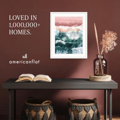 Americanflat Posterrahmen mit poliertem Plexiglas, 61 x 86 cm, als 50 x 76 cm mit Passepartout oder 61 x 86 cm ohne Passepartout… – Ansicht 6