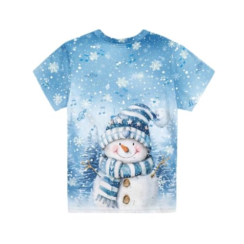 Image of Renewold Kids Novelty T-Shirt for Girls Boys Short Sleeve Crewneck Summer Tee Soft Breathable Graphic Shirt for Age 2-16