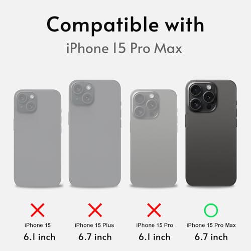 TopPerfekt Wallet Case for iPhone 15 Pro Max 6.7