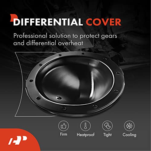 A-Premium Rear Differential Cover With Gasket & Magnet Compatible With Chevrolet Blazer Impala S10 Blazer Tahoe Caprice Suburban Gmc Jimmy Sonoma Yukon With 8.5/8.625 Inches Ring Gear #TOP1