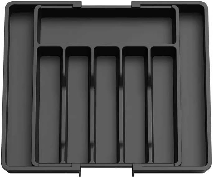 Organizador de Talheres Expansível para Gaveta, Plástico Resisten...