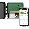 8-Zone WiFi Smart Sprinkler Controller, Indoor or Outdoor Install, IP54 Weather Resistant, App Based Irrigation Timer, Rain Aware Auto Skip, No Required Subscription, Sensor Ready