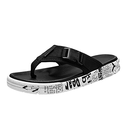 Men's Summer New Indoor And Outdoor Beach Korean Fashion EVA Flip Flop Mens Leather House Shoes Size 12