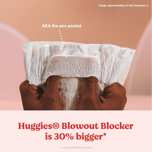 Huggies Little Snugglers Baby Diapers, Size 1 (8-14 lbs), 84 Ct, Newborn Diapers by HUGGIES - Image 9