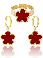 Burgundy-14K Gold Plated