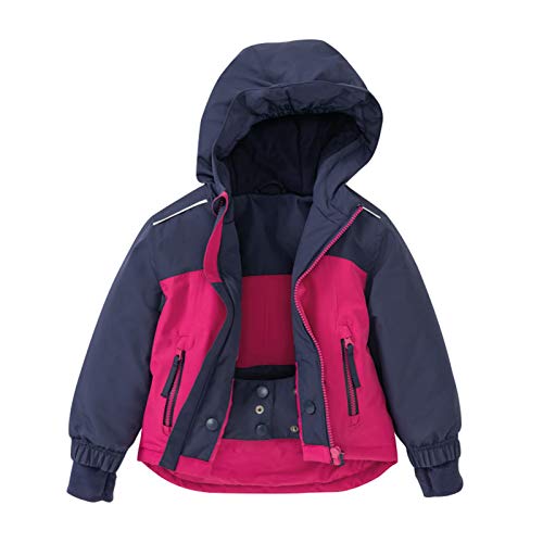 Zeraty Grils wasserdichte Skijacke Winddichte Snowboardjacken Wintermantel mit Kapuze Fleece Regenmäntel Cover