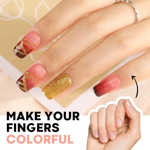 Image of UNA GELLA Short Square Nail Tips Pre-buff Soft Gel Nail Tips Matte Square False Nails Tips Acrylic Full Cover 504Pcs 15Sizes Gelly Press On Nails Fake Nails Tips for Nail Extension DIY Salon