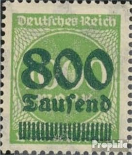 German Empire 308IV, Fleck in Second 0 of 1000 (Field 58) 1923 Hyperinflation (Stamps for Collectors)