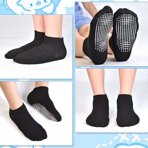 ELUTONG Non Slip Toddler Socks,Boy Socks with Grips 15 Pairs Anti Skid Kids Low Cut Socks for Baby Infant(0-7 Years)3