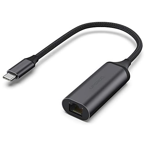 Upgrow USB C to Ethernet Adapter Portable USB C 3.0 to 1-Gigabit 10/100/1000 Mbps RJ45 for MacBook Pro,MacBook Air,iPad Pro, ChromeBook, XPS, Galaxy, and More Cover