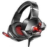 Gaming Headset, Xbox One Headset with Noise Cancelling Mic, Surround Sound and LED Light, Headset...