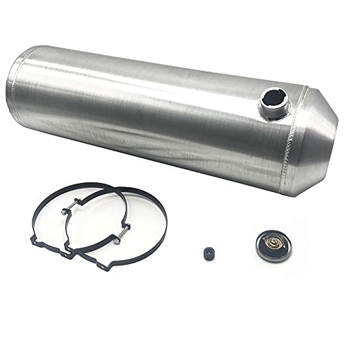 Jsd Auto Parts 12 Gallons Gas Tank / Fuel Tank 10"X36" Spun Aluminum End Fill 1/4" Npt With Cap #TOP30