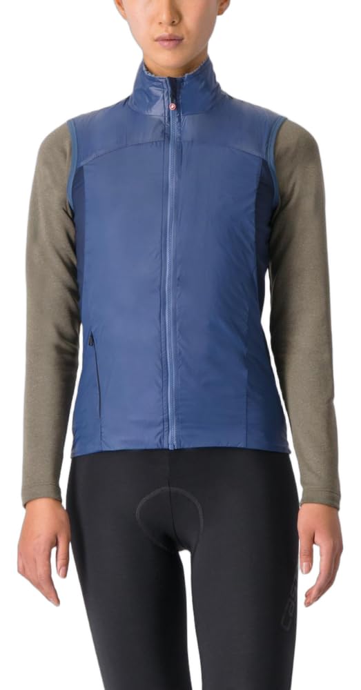 CASTELLI 4523094-494 UNLIMITED W PUFFY VEST Women's Sports vest AUSTIN BLUE/STERLING BLUE XS
