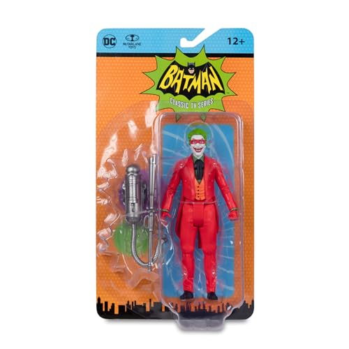 McFarlane Toys - DC Retro Joker with Mask (Batman 66\') 6in Action Figure