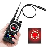 [MRG] 盗聴器発見機 Pro GPS発見器 盗聴盗撮カメラ 無線式盗聴器 高感度 充電式 カラー液晶 日本語説明書付 防犯グッズ 護身具(ブラック)