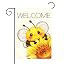 bee sunflower flags