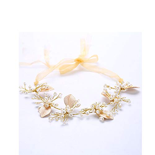 LYM Headband garland girl floral hair hair accessories headband holiday accessories (color : A)