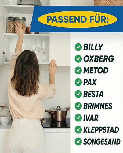 Scharniere für Schranktüren Soft-Close 35 mm Eckanschlag 110° (16 Stück) – Topfscharniere Standardgröße mit Dämpfer – Schrankscharniere & Möbelscharniere