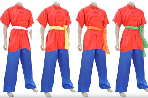 Tenue Chang Quan ShenLong pour entraînement de Kung Fu Wushu enfant taille 1m20-1m30