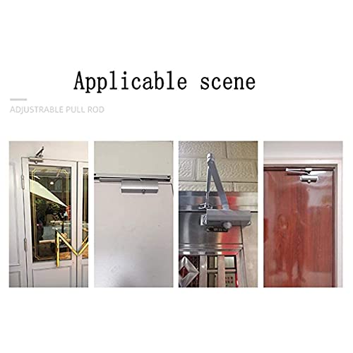 Mais perto de porta ajustável automático mais perto de fácil instalação modelo de montagem de braço