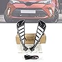 2 Pieces DRL For Toyota C-HR CHR 2020 2021 2022 Turn Signal Yellow Car LED Daytime Running Lights Waterproof Replace Fog Lamp Covers ABS 12V Daylights