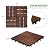 Interlocking Deck Tiles 12"x12"x0.94'' FSC Acacia Hardwood Dark Brown Patio Decor Flooring Tiles for Outdoor & Indoor Floor Tile - Wood Flooring Carpet Squares.FresGard Brand 10PCS/Pack