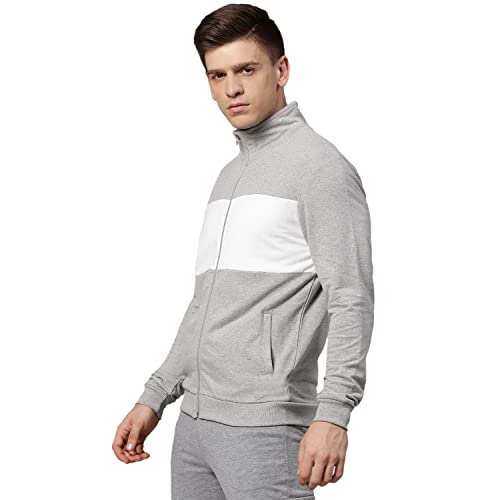Image of HIGH Star Men's Fleece Colorblock Hooded Sweatshirt