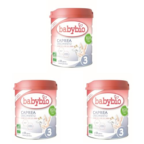 Babybio Leche Caprea 3 Bio Negro 800 g (Paquete de 3)