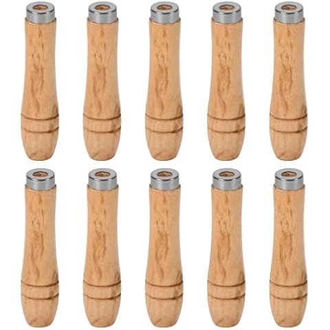SagaSave 10 Pieces Wooden File Handles Cover