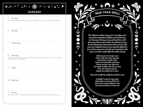2026 Witch's Diary Planner Calendar: Northern Hemisphere: Reclaiming the magick of the old ways - Image 6