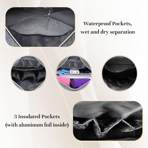Sac à langer multifonctions grand format étanche pour les accessoires de bébé