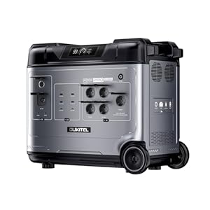 OUKITEL P5000 PRO Tragbare Powerstation 4000W, 5120Wh Solargenerator mit LiFePO4-Batterie, 5 AC Ausgängen für Notfälle/Stromausfälle/Haus...