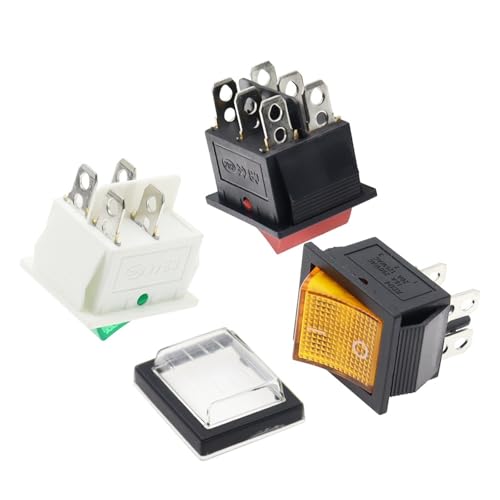 Interruptores KCD4 basculantes para arreglar fallos de encendido de 20A 4
