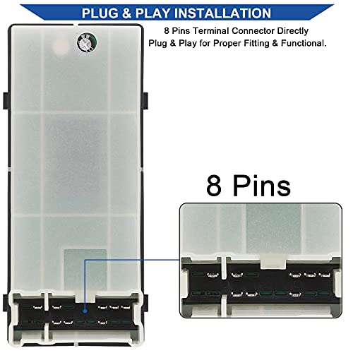 Obaee Master Power Window Switch Driver Side Compatible With Nissan Frontier 2007 2008 2009 2010 2011 2012 2013 2014 2015 2016 2017 Replaces 25401-Zp50A 25401Zp50A #TOP3