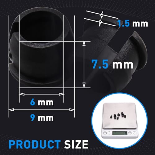 8 Pcs Presta Valve to Schrader Rim Hole, Wheels Manufacturing Presta Valve Saver, Convert Shrader to Presta Valve Stem Grommet, Schraeder Presta Wheel Rim Adaptor Converter