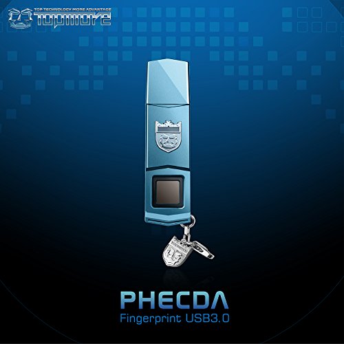 image for TOPMORE Phecda Fingerprint Recognition USB3.0 Flash Drive Fingerprint 