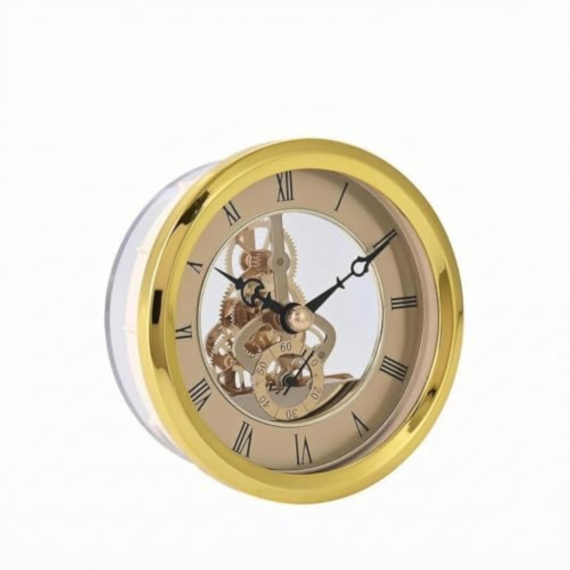 Mechanical Gears Round Timepiece, Insert Design